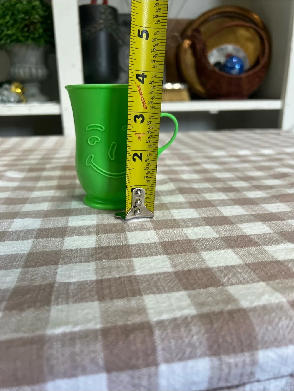 Vintage kool aid plastic cup green retro